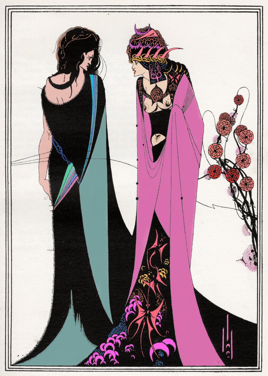 Juan y Salomé de Aubrey Beardsley