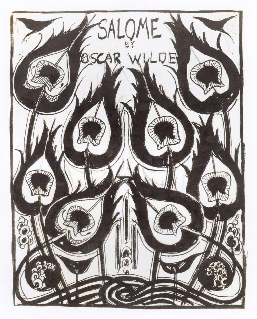 Boceto original para la portada de 