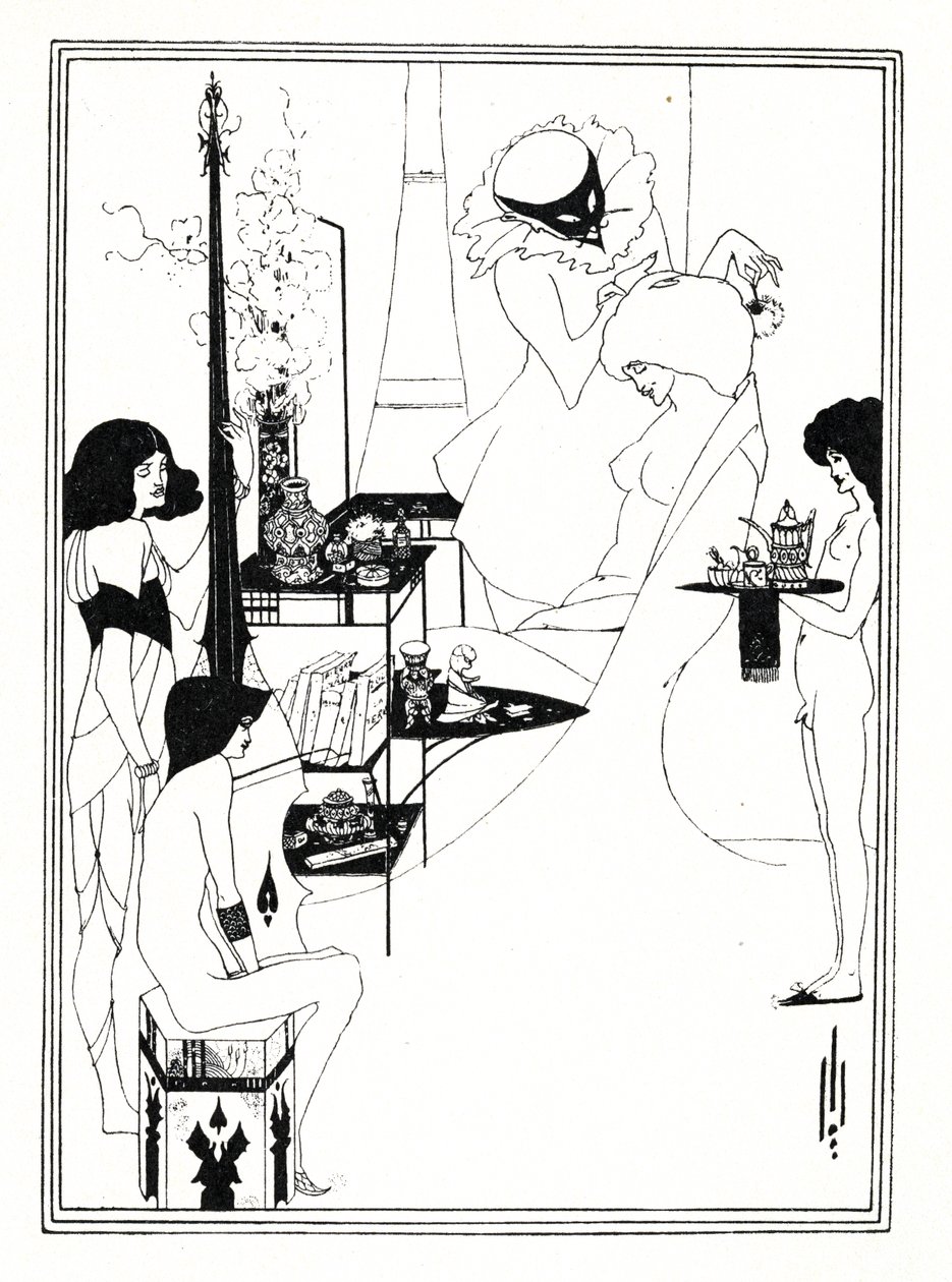 El tocador de Salomé, 1899 de Aubrey Beardsley
