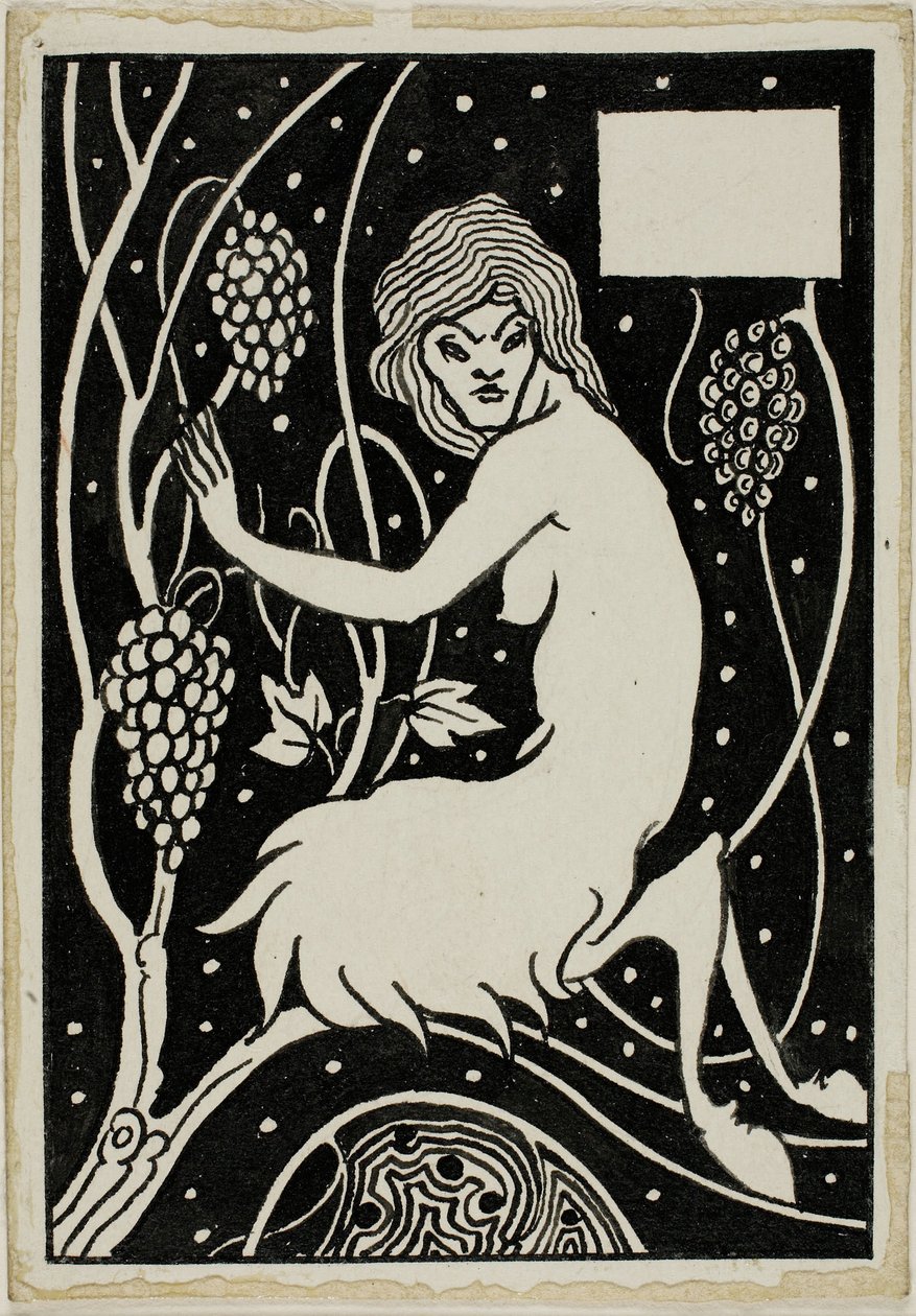 Estudio decorativo: Sátiro de Aubrey Beardsley