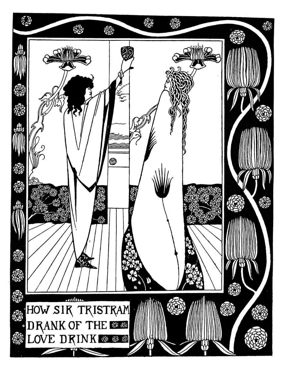 Ilustración del libro Le Morte d