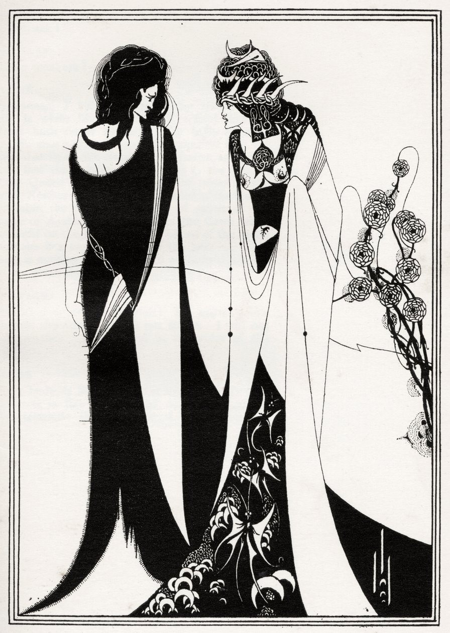 Juan y Salomé de Aubrey Beardsley
