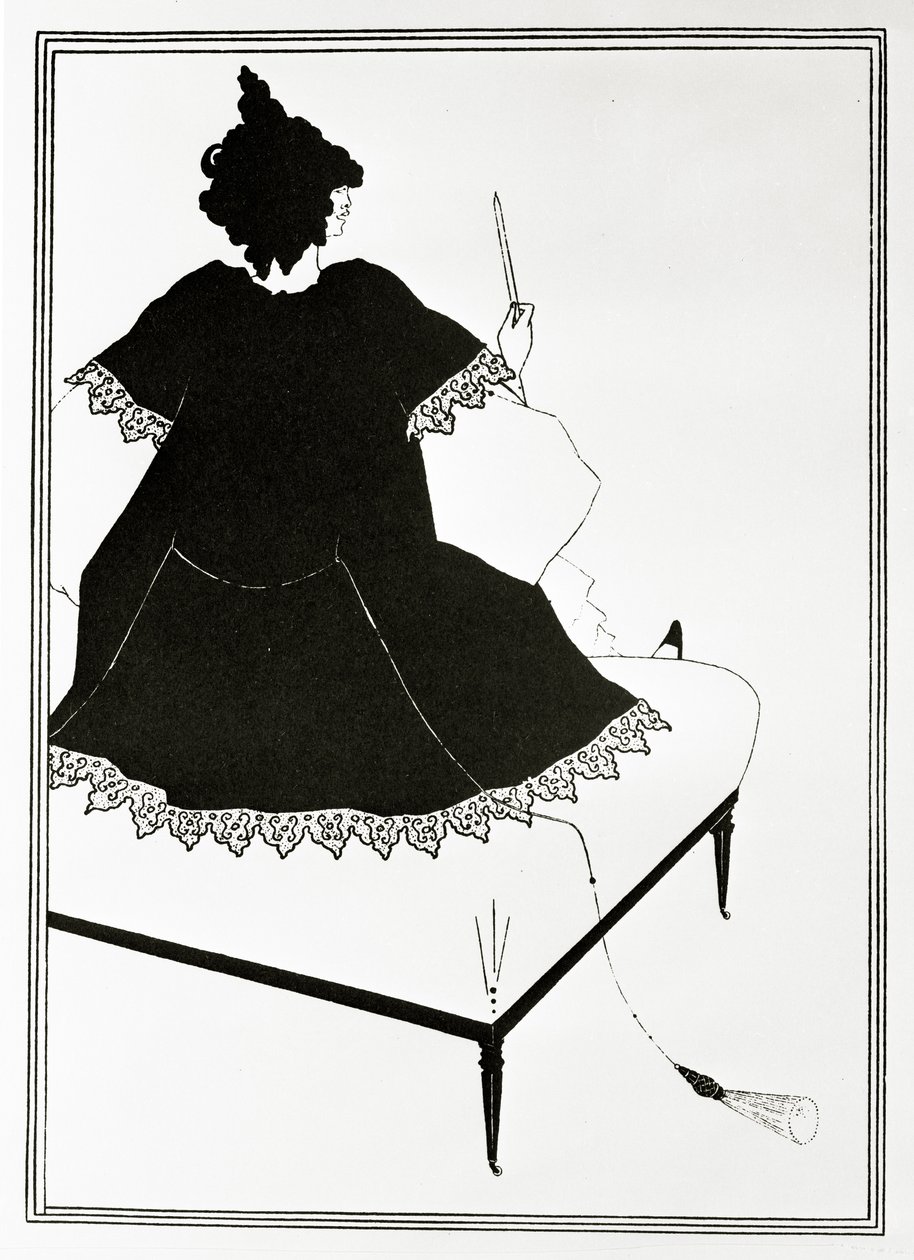 Salomé Maestra de orquesta, o la mujer con el dildo, c.1894 de Aubrey Beardsley