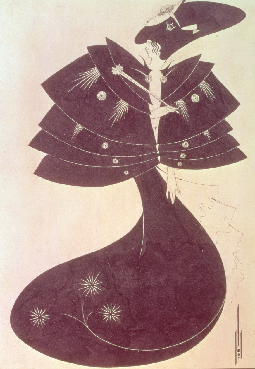 La capa negra, ilustración para la edición inglesa de la obra 