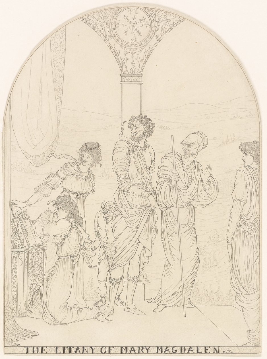 La Letanía de María Magdalena de Aubrey Beardsley