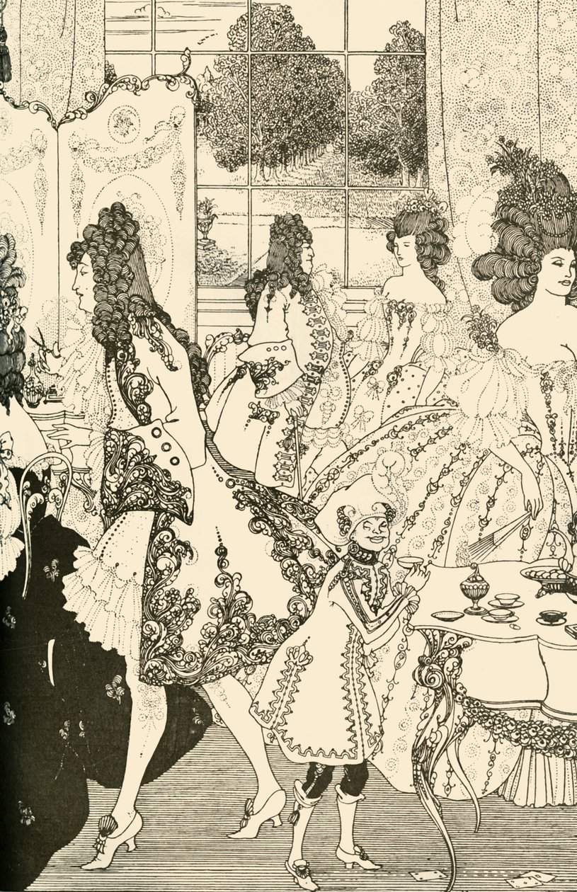 El rapto del mechón, 1896, 1928 de Aubrey Beardsley