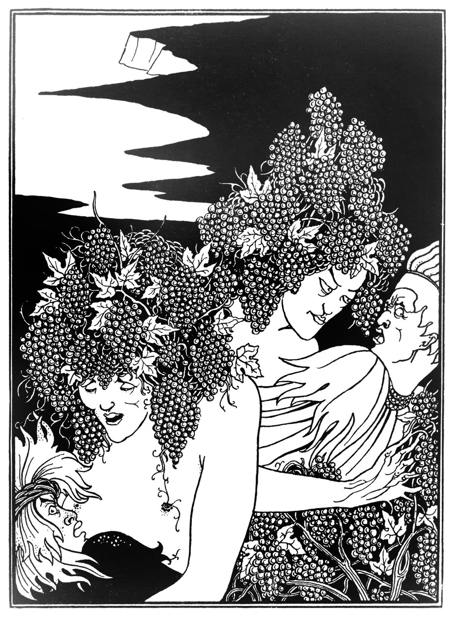 La trampa de la vendimia, 1894 de Aubrey Beardsley