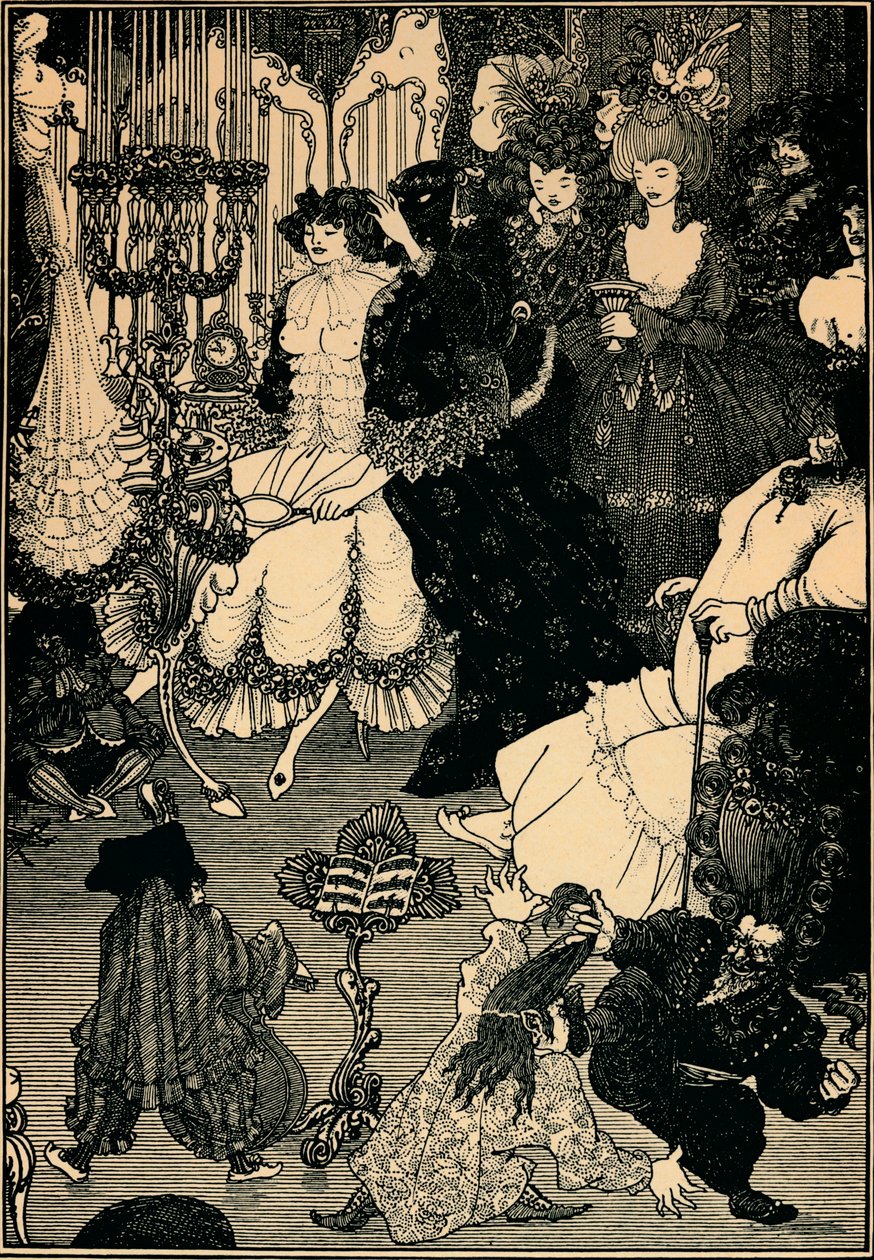 El tocador de Helena, 1890s, 1935 de Aubrey Beardsley