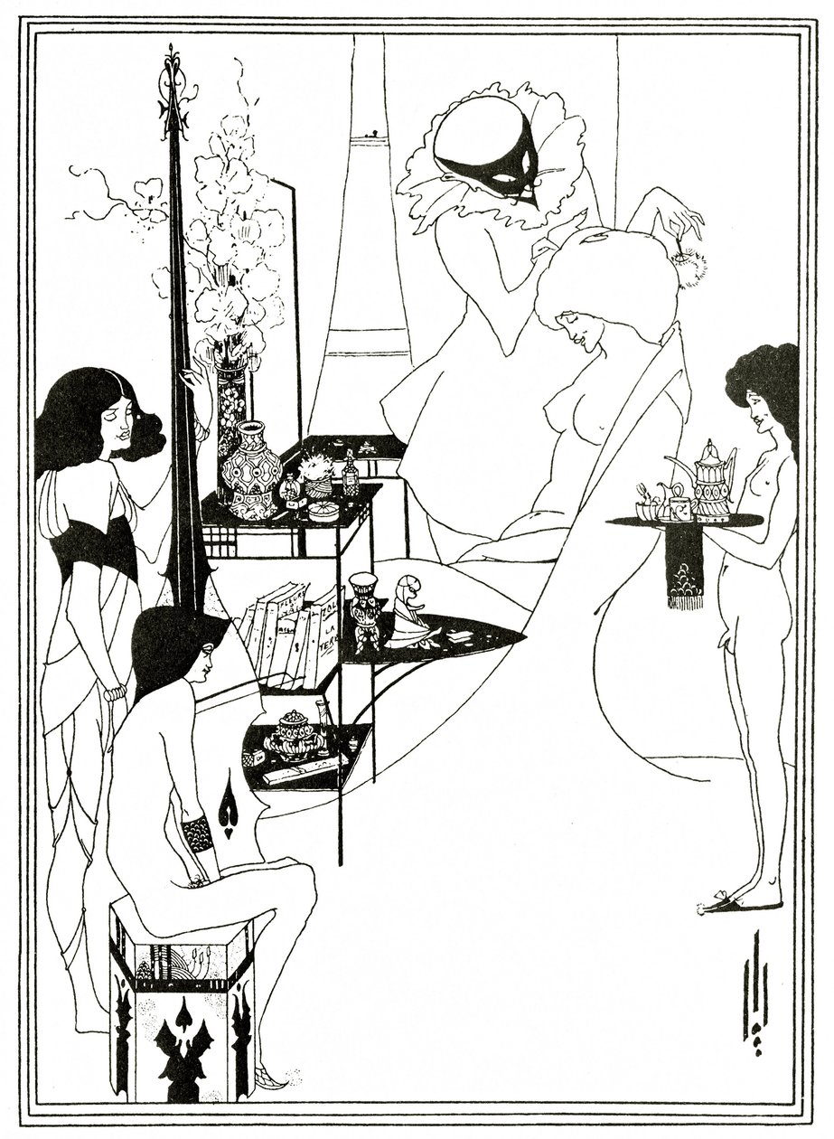 El tocador de Salomé, c.1894 de Aubrey Beardsley