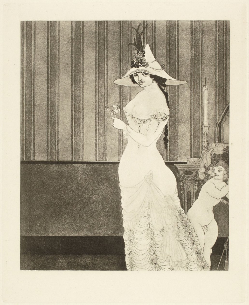 Mujer de Aubrey Beardsley