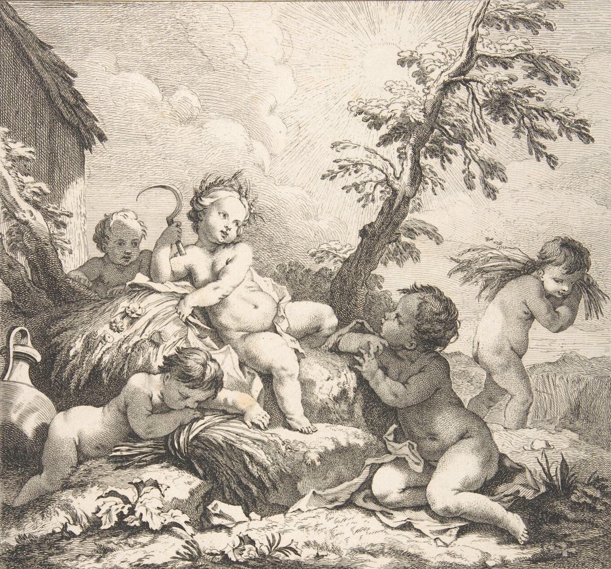 Verano, 1735 de Audran Benoit II