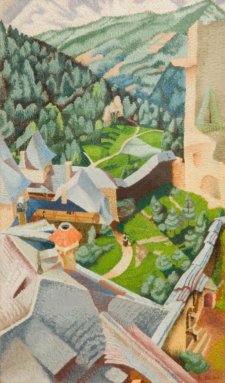 Burg, Finstergrun, 1940 de Audrey Weber