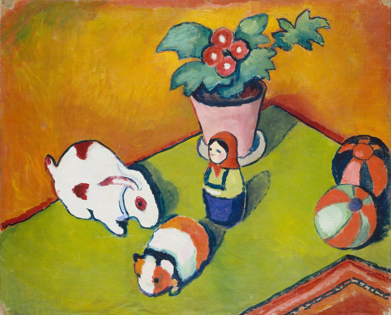 Los juguetes de Little Walter de August Macke
