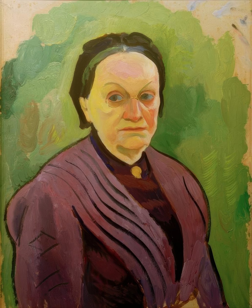 Estudio de retrato de Katharina Koehler de August Macke
