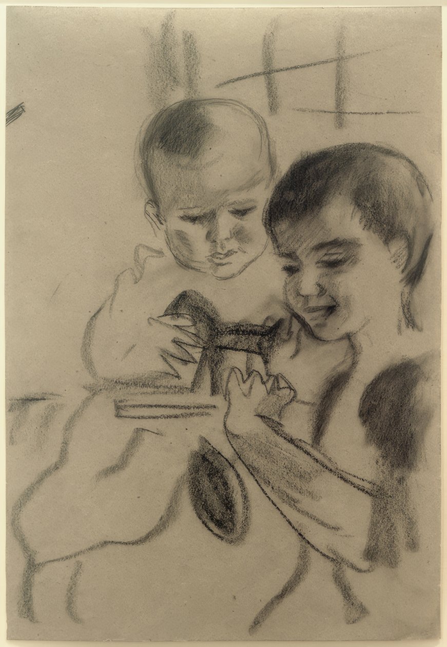 Walter y Wolfgang con caballito de August Macke