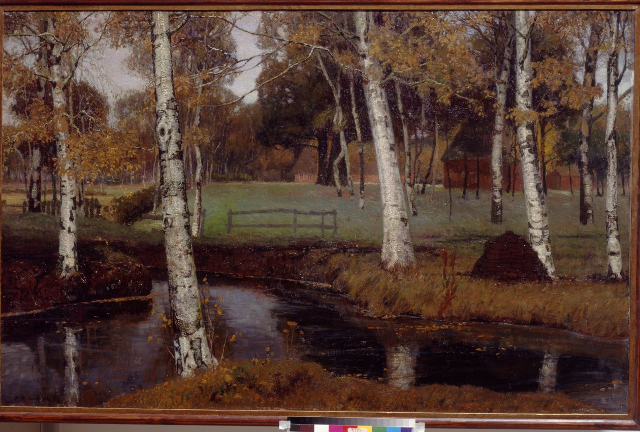Paisaje por Overbeck, Fritz (1869-1909) de August Overbeck