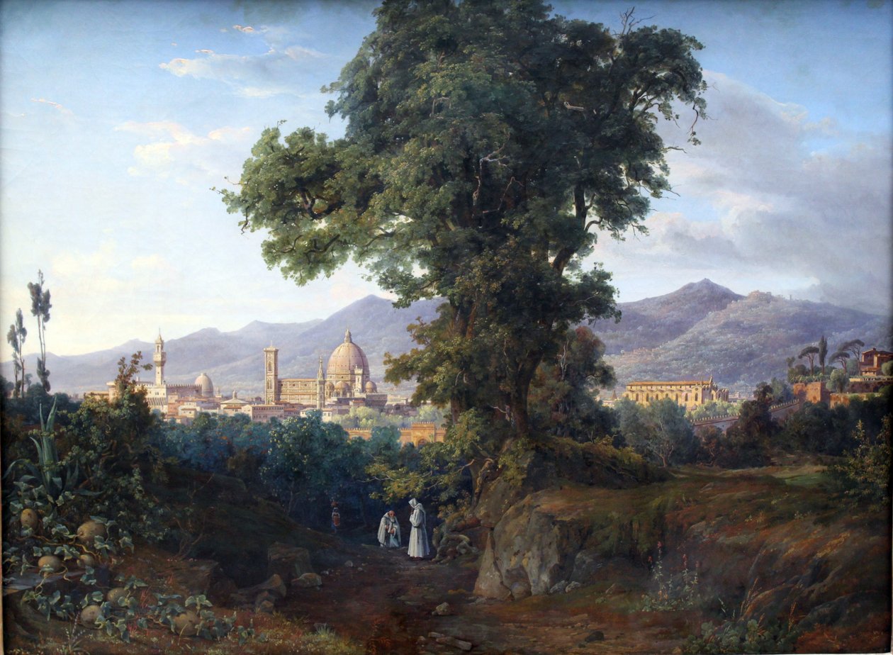 Alemán: Vista de Florencia Vista de Florencia de August Ahlborn