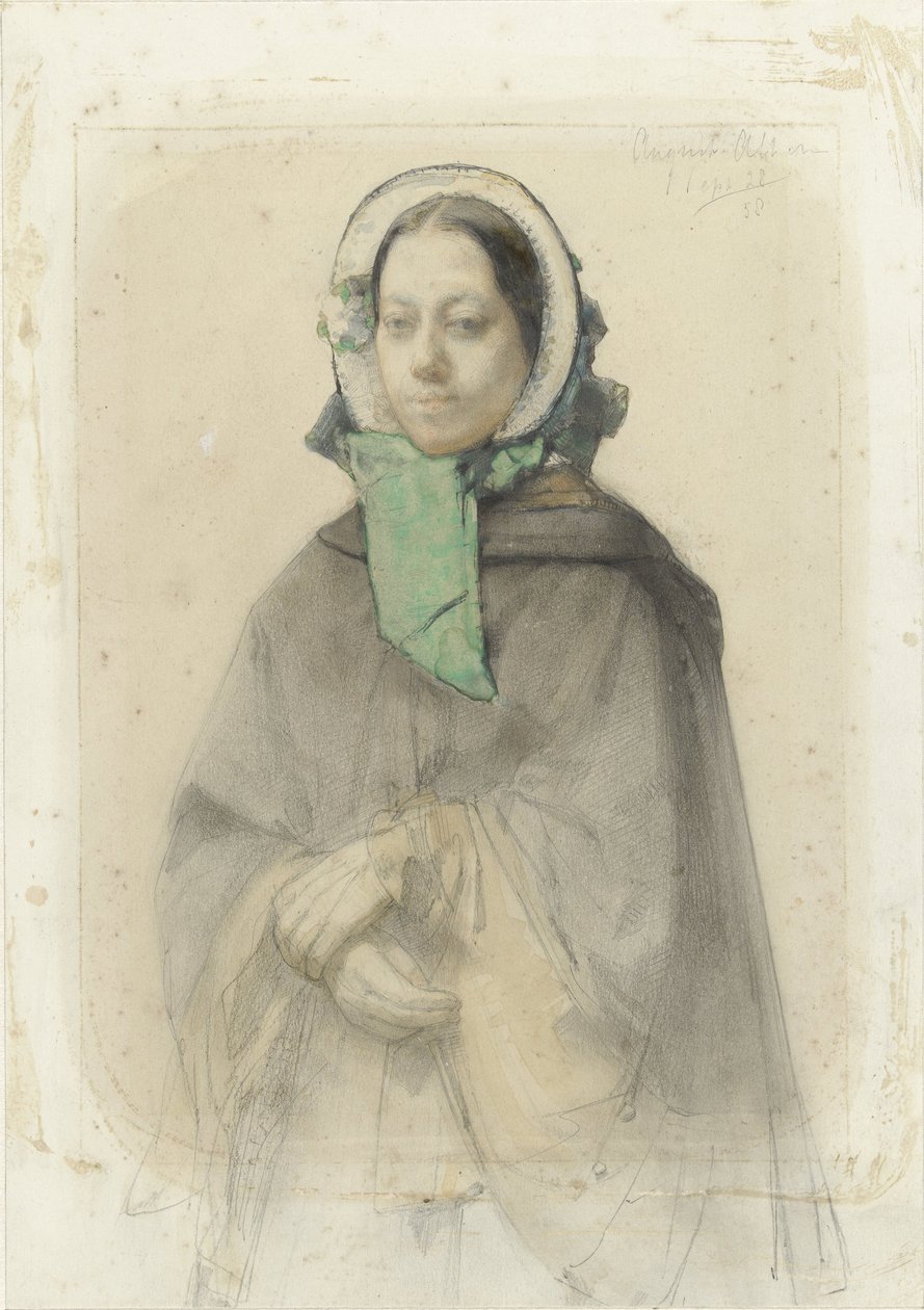 Retrato de Theresa A. A. Allebé de August Allebe