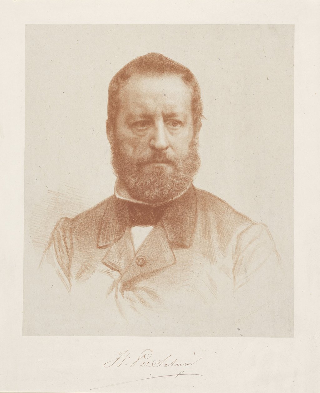 Retrato del artista Wouter Verschuur de August Allebe