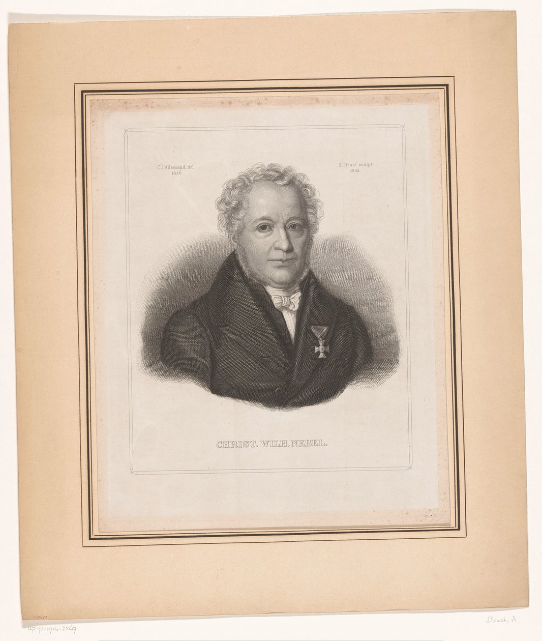 Retrato de Cristo. voluntad Nebel de August Brust