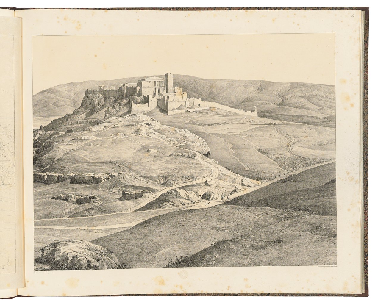 Atenas vista desde la Colina de las Ninfas, 1841 de August Ferdinand Stademann