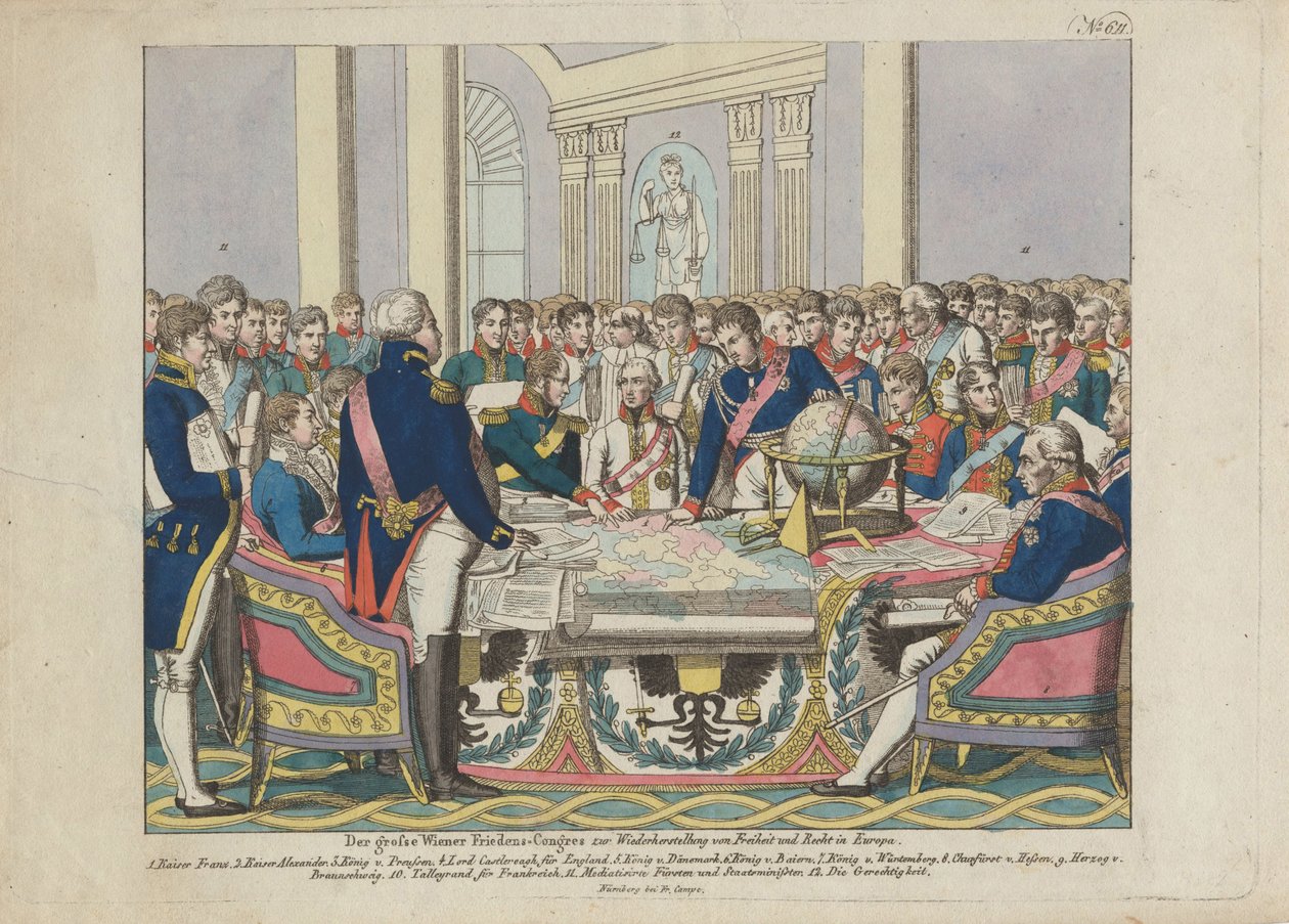El Congreso de Viena de August Friedrich Andreas Campe