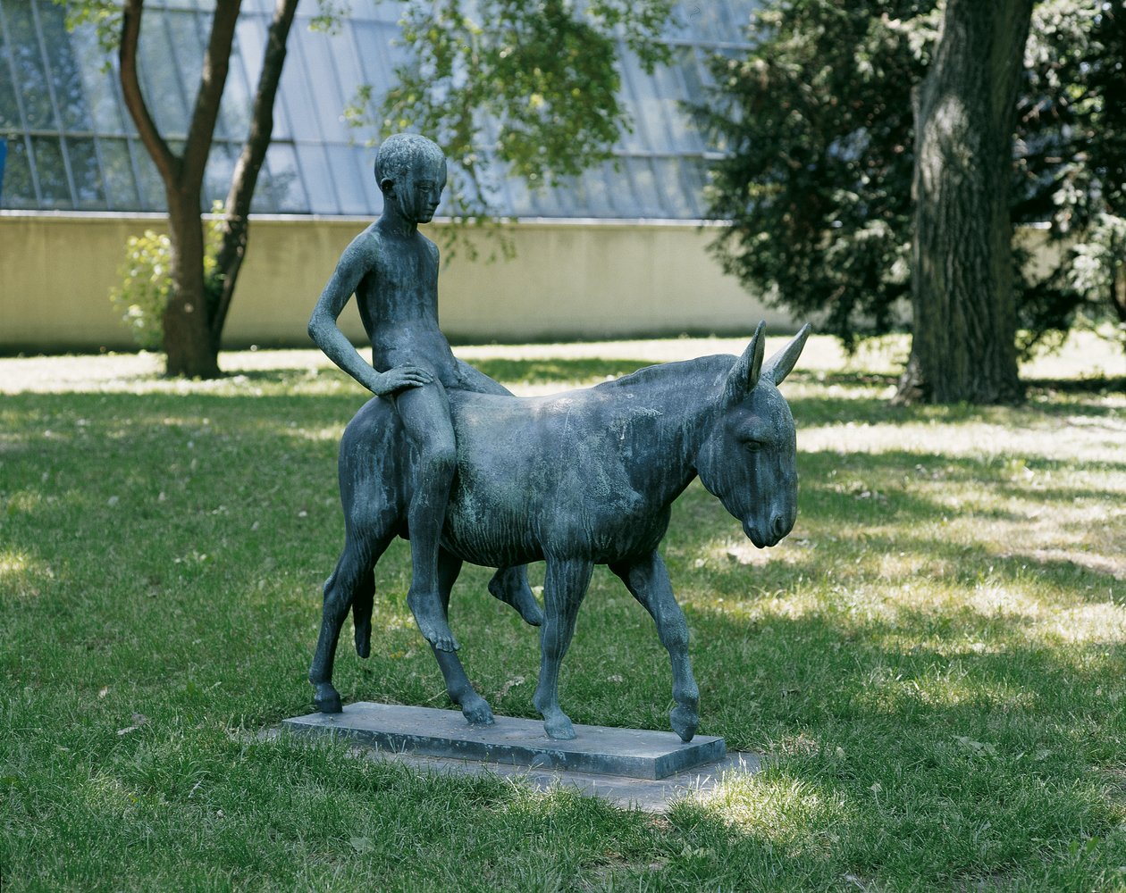 El gran jinete de burros de August Gaul