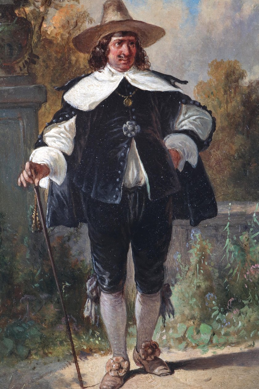 Alemán: Caballero galante con sombrero y bastón de August Gerasch