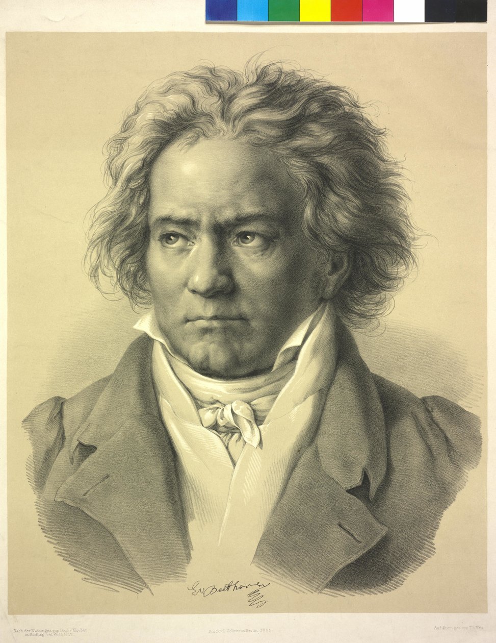 Ludwig van Beethoven de August Karl Friedrich von (after) Kloeber