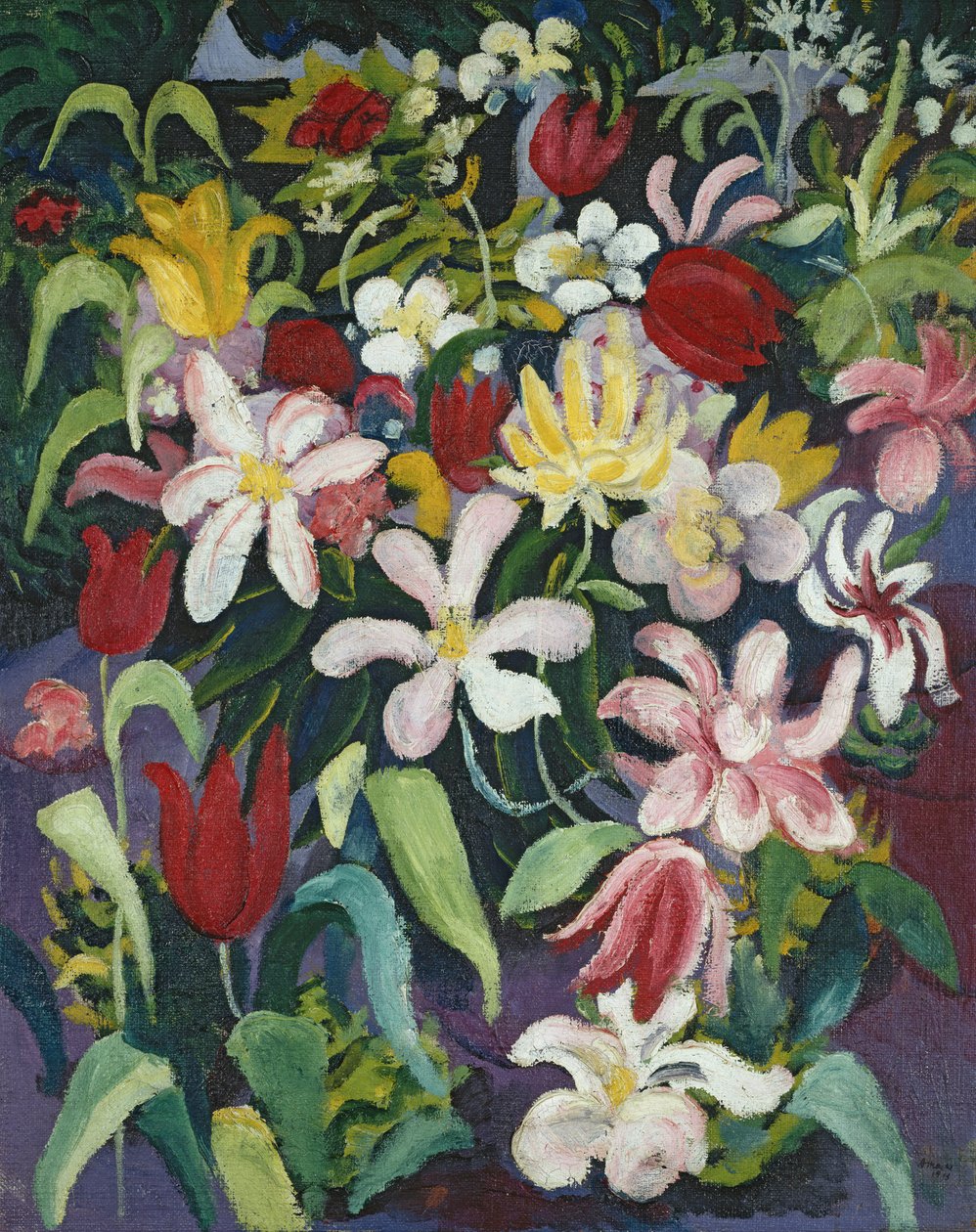 Alfombra de flores de August Macke