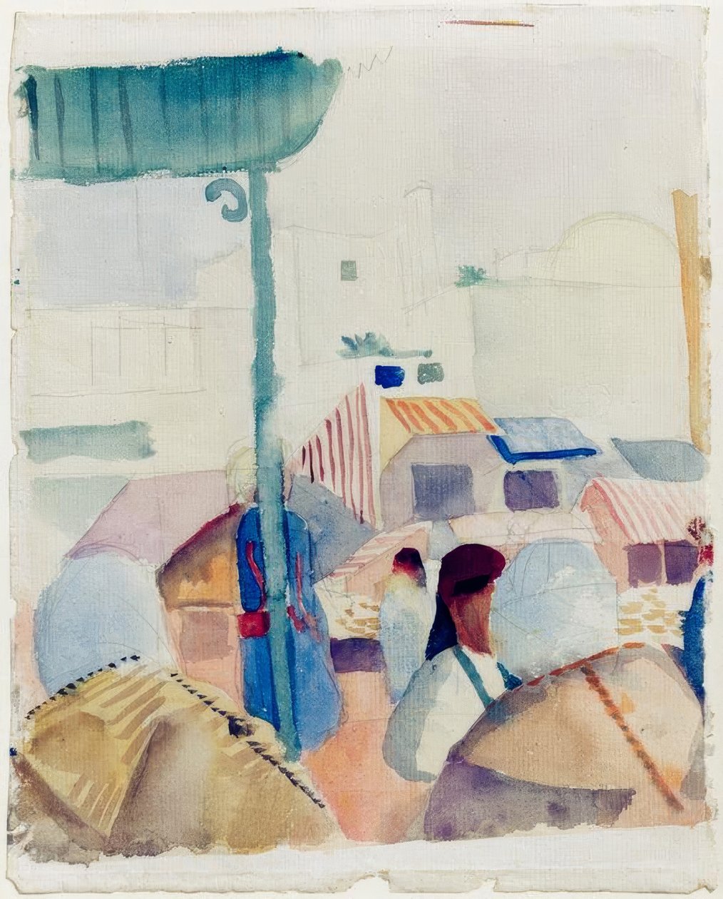 Mercado en Túnez II de August Macke