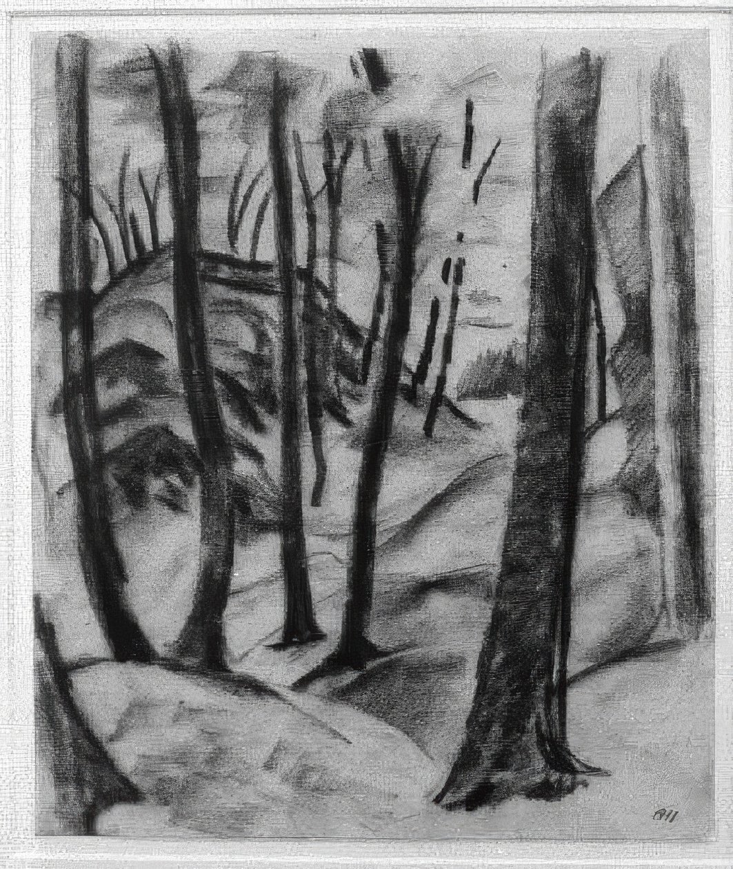 Motivo de la garganta del lobo de August Macke