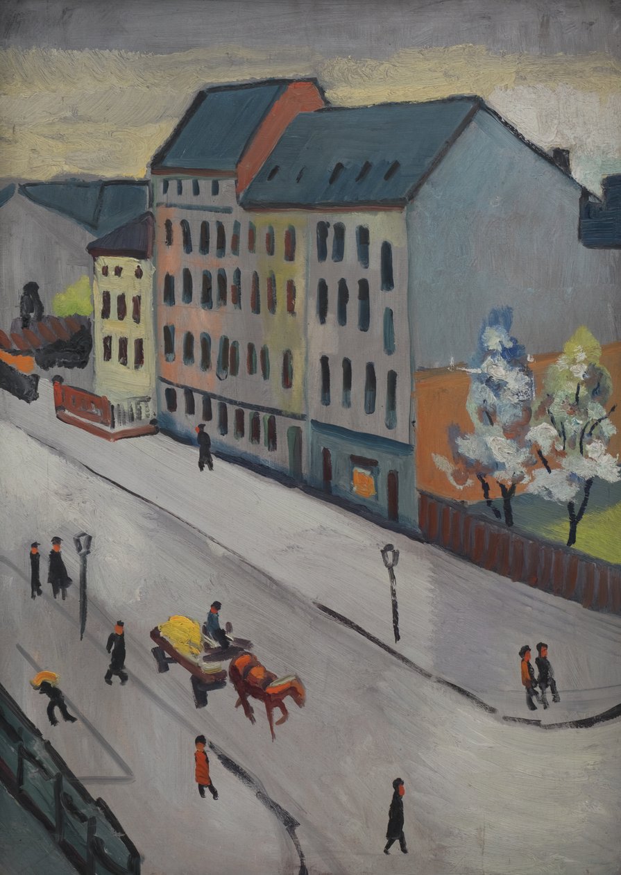 Nuestra calle en Grau de August Macke