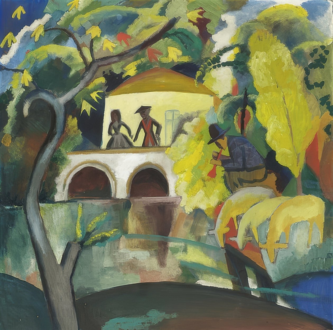Rococó. 1912 de August Macke