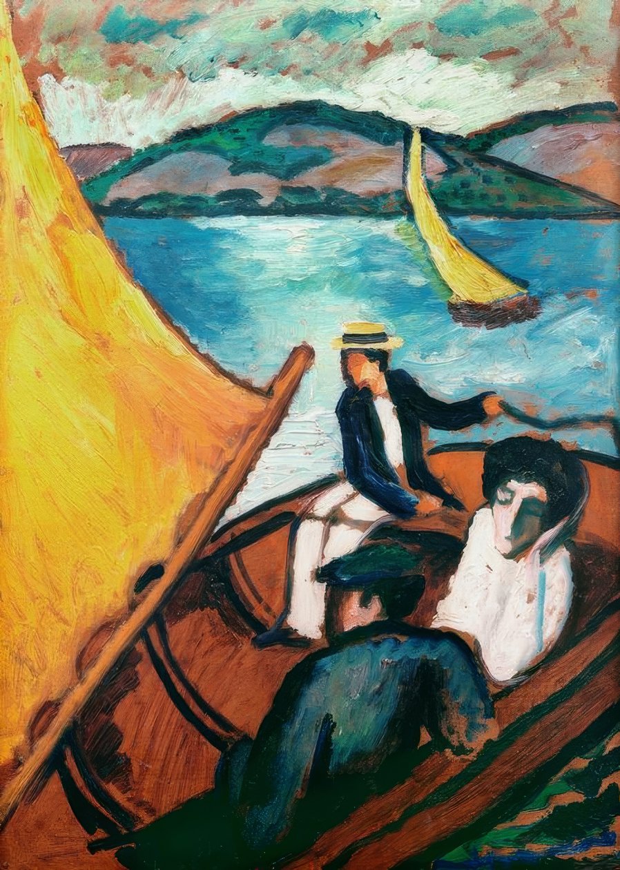 Velero, Tegernsee de August Macke