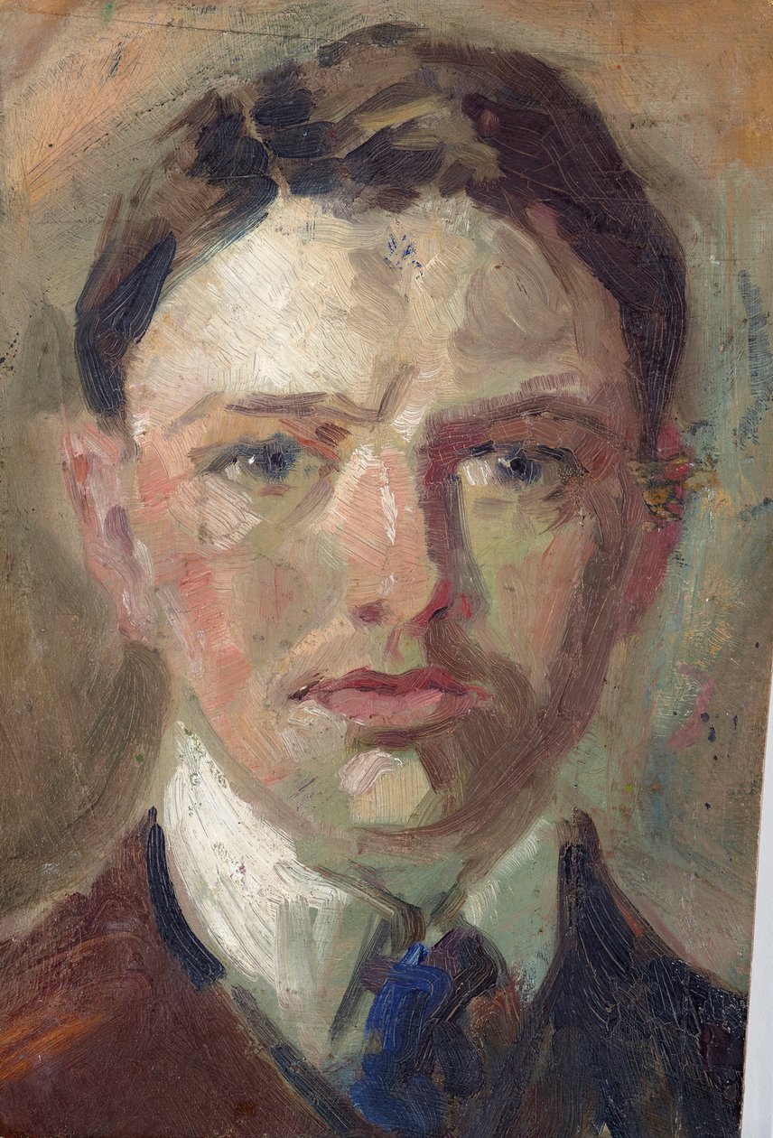 Estudio para un autorretrato de August Macke