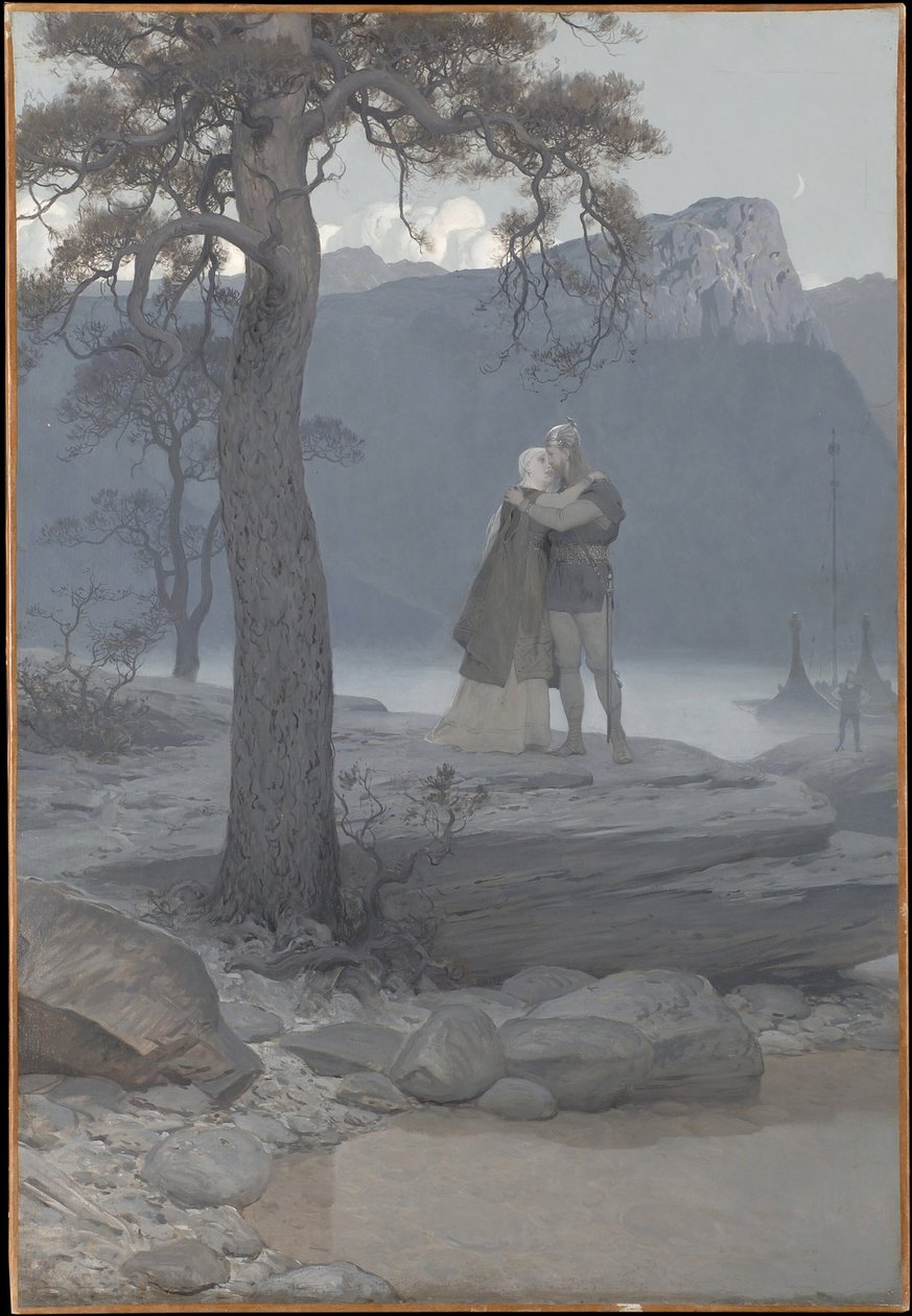 Despedida (de la «Saga de Frithiof») de August Malmström