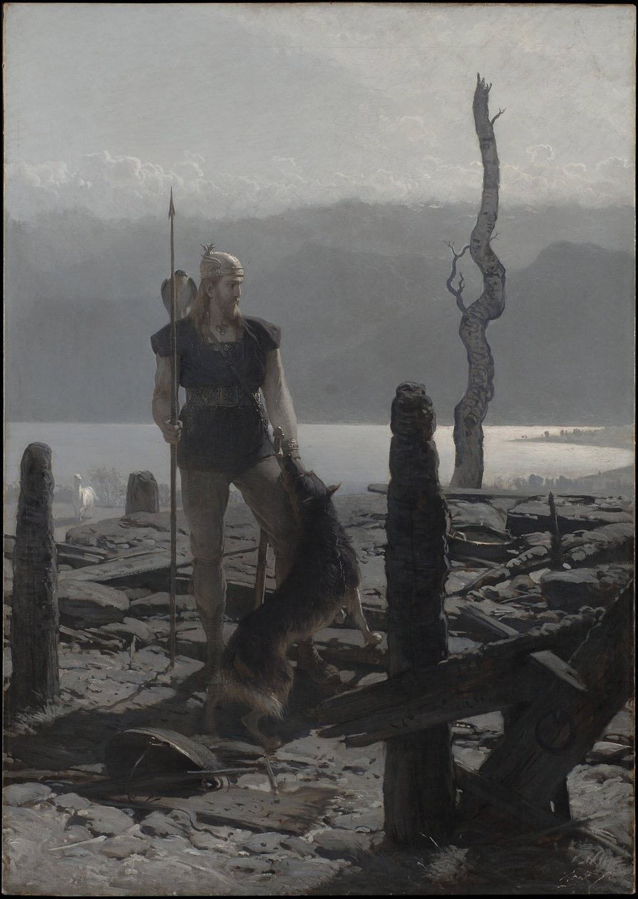 El regreso de Frithiof (de la «Saga de Frithiof») de August Malmström