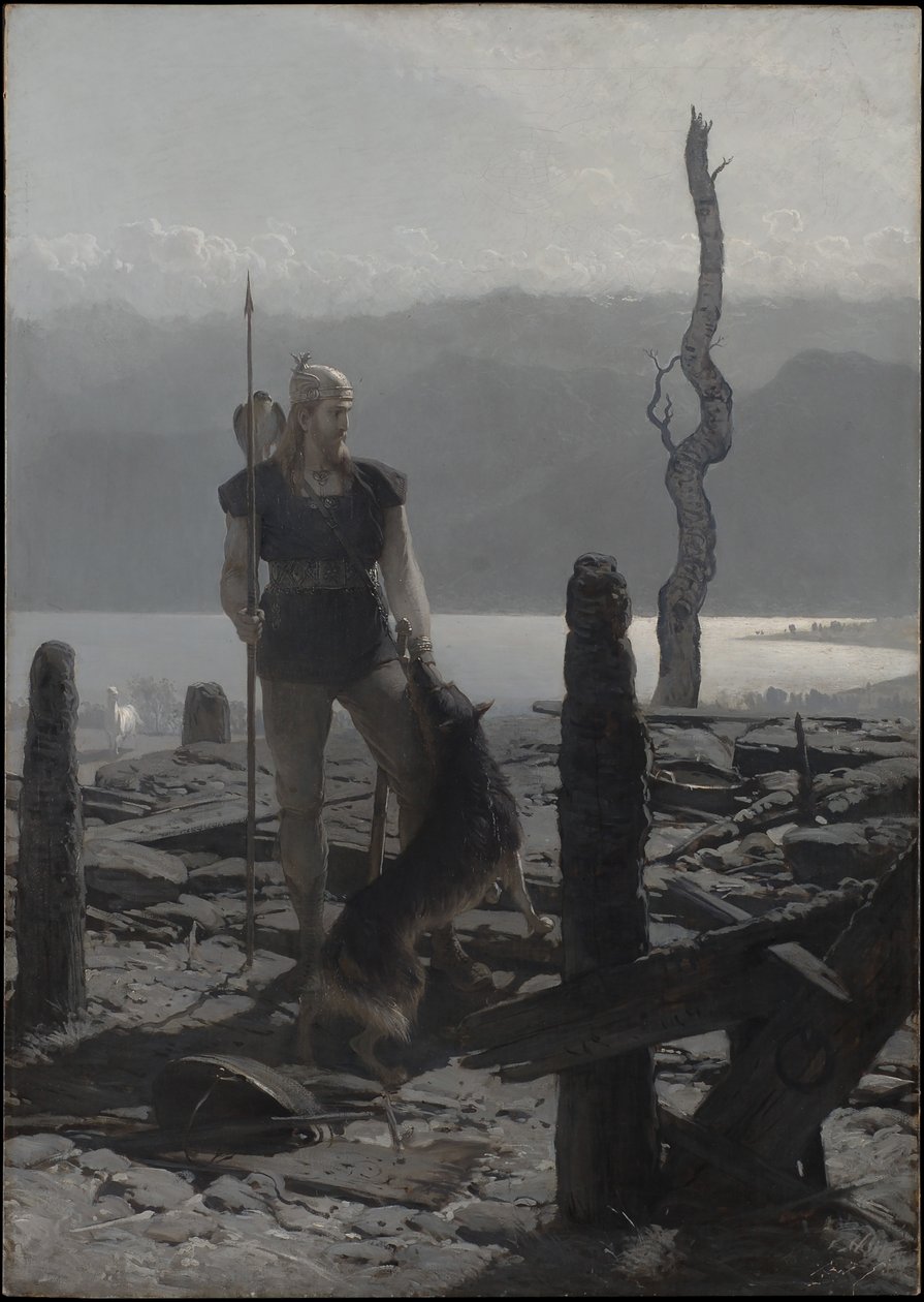 La saga de Frithiof: El regreso de Frithiof, 1880s de August Malmström