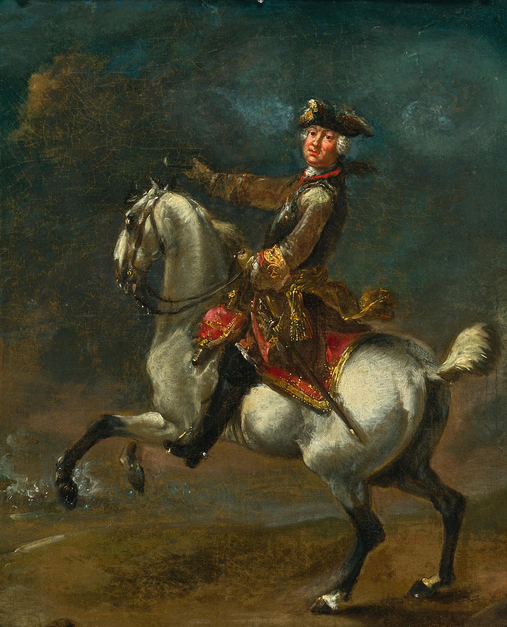 August Querfurt Príncipe Karl August Friedrich de Waldeck-Pyrmont Boceto de August Querfurt