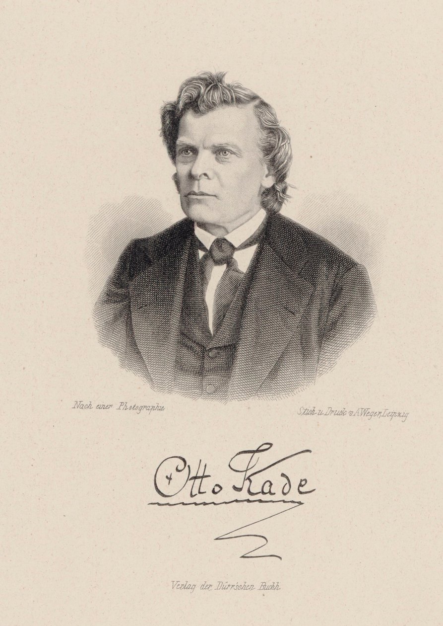 Retrato del compositor Otto Kade 1819-1900 de August Weger
