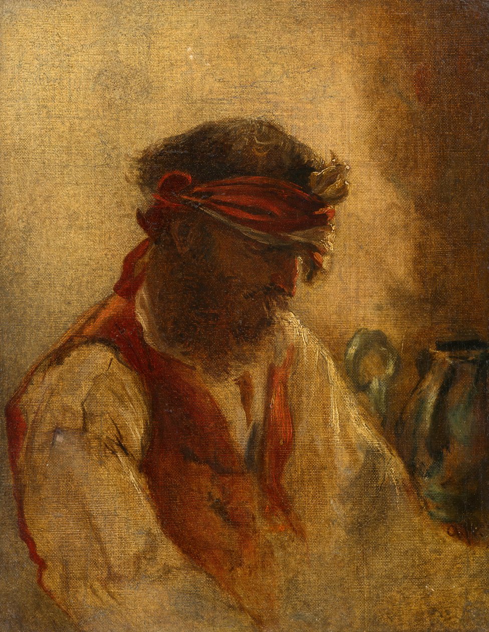 Tirolés herido de August von Pettenkofen