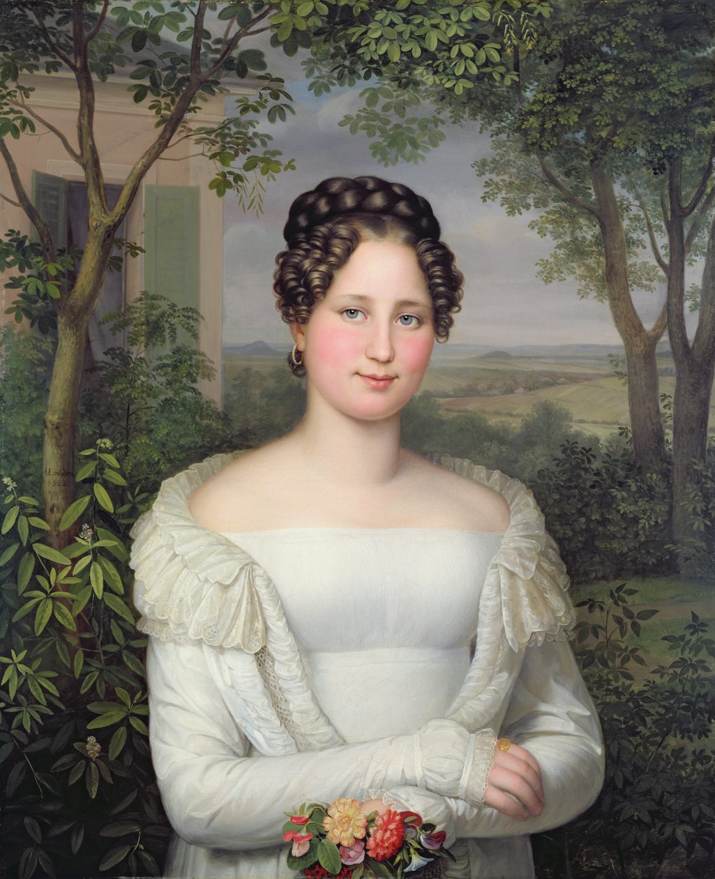 Retrato de Frau Horstmann, 1822 de August von der Embde