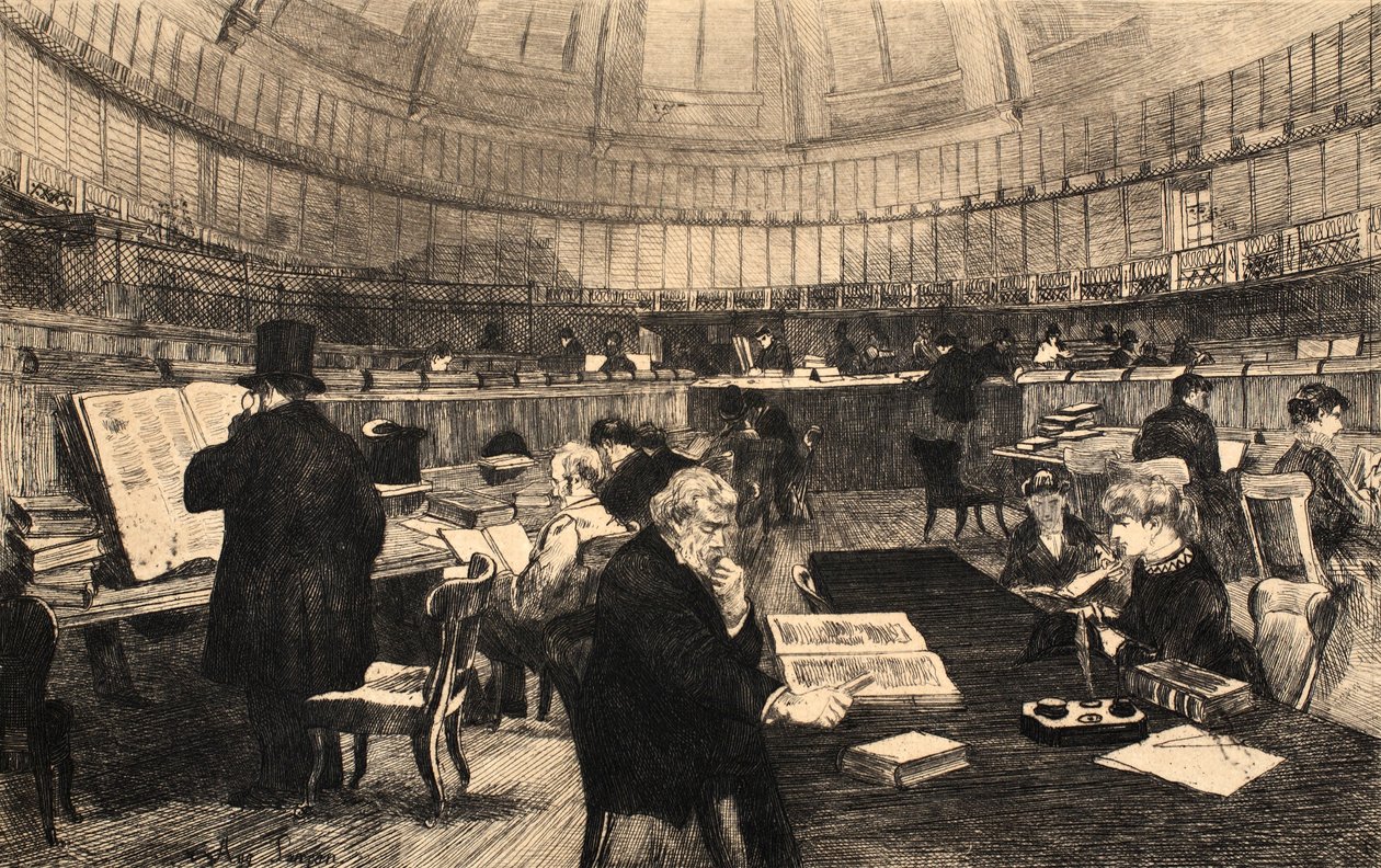 El Museo Británico, ilustración de 