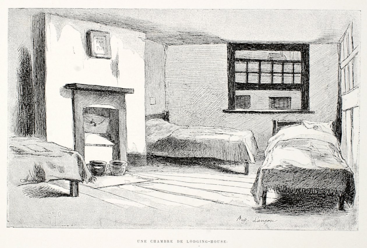 Una Habitación de casa de huéspedes, ilustración de 
