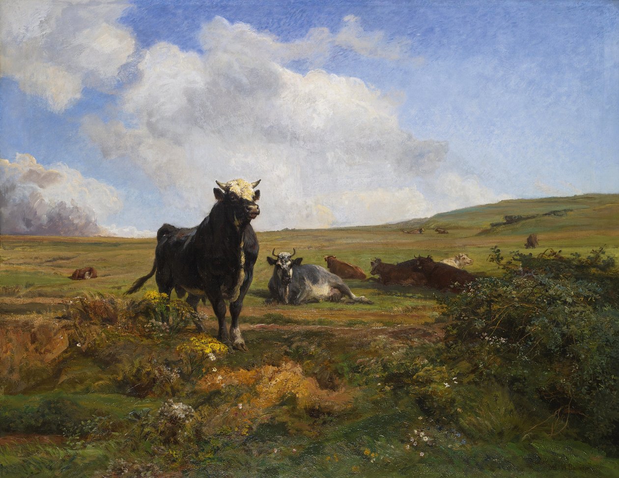 Líder del rebaño de Auguste Francois Bonheur