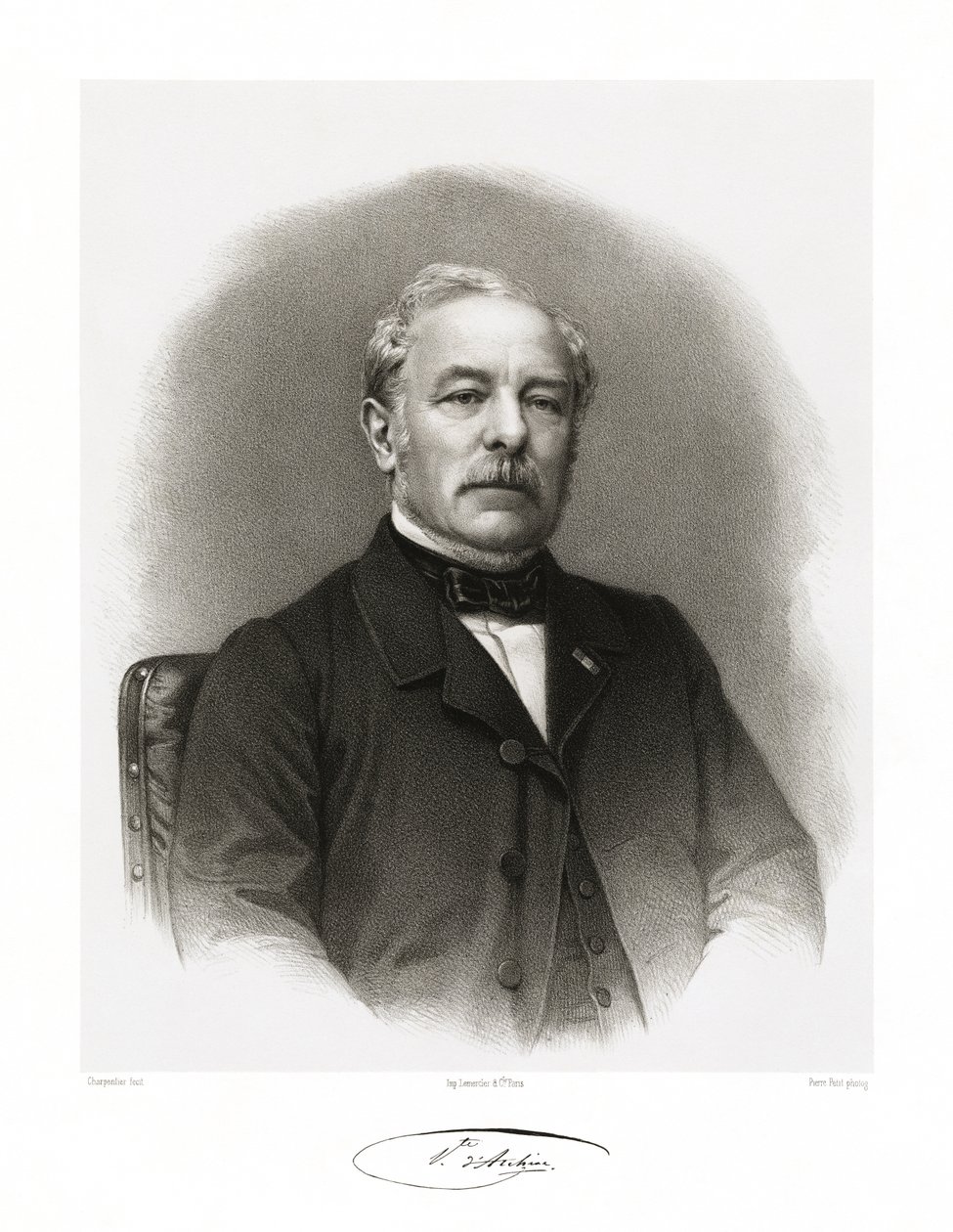 Étienne Jules Adolphe Desmier de Saint-Simon, Vizconde de Archiac de Auguste Charpentier