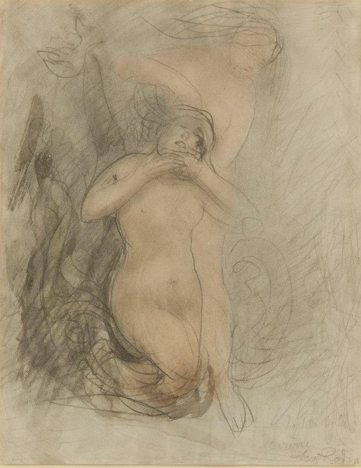 Baño de la sirena de Auguste Rodin