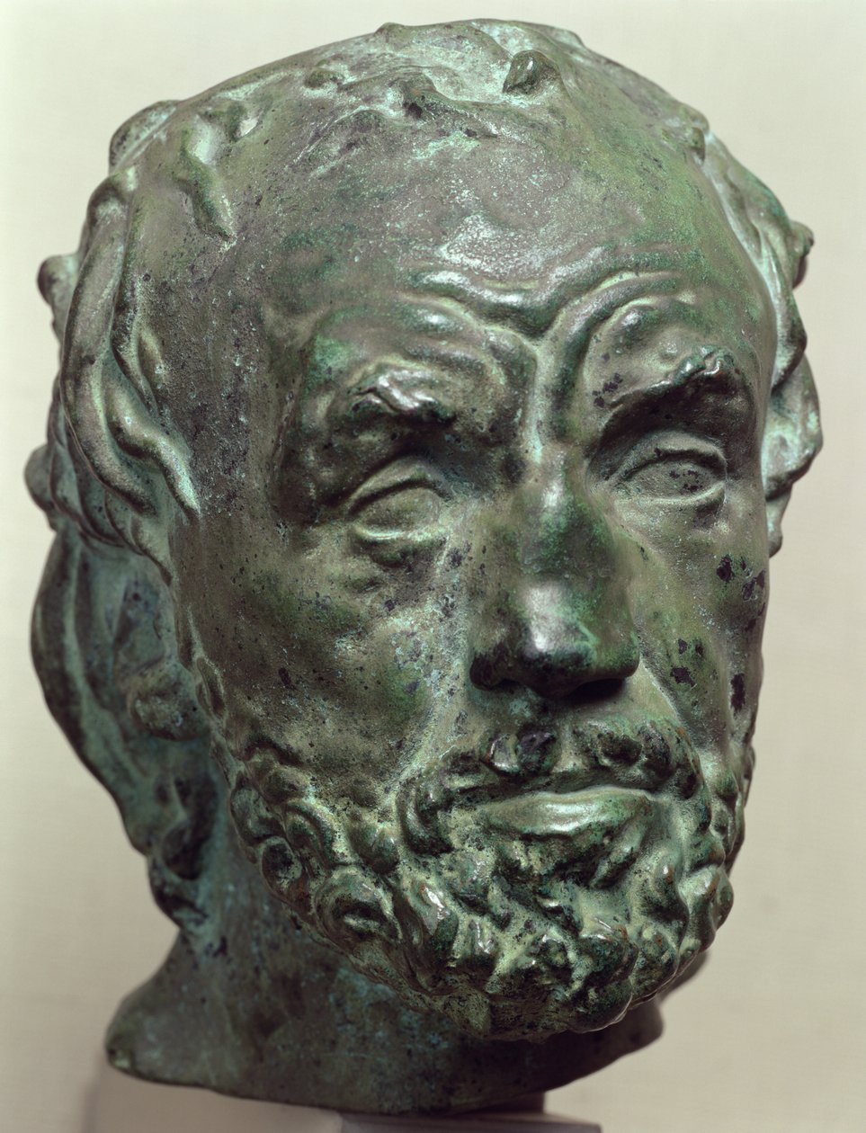 Hombre con Nariz Rota, 1863-64 de Auguste Rodin
