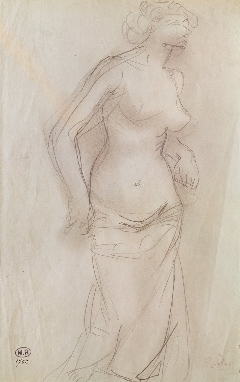 Desnudo de Auguste Rodin